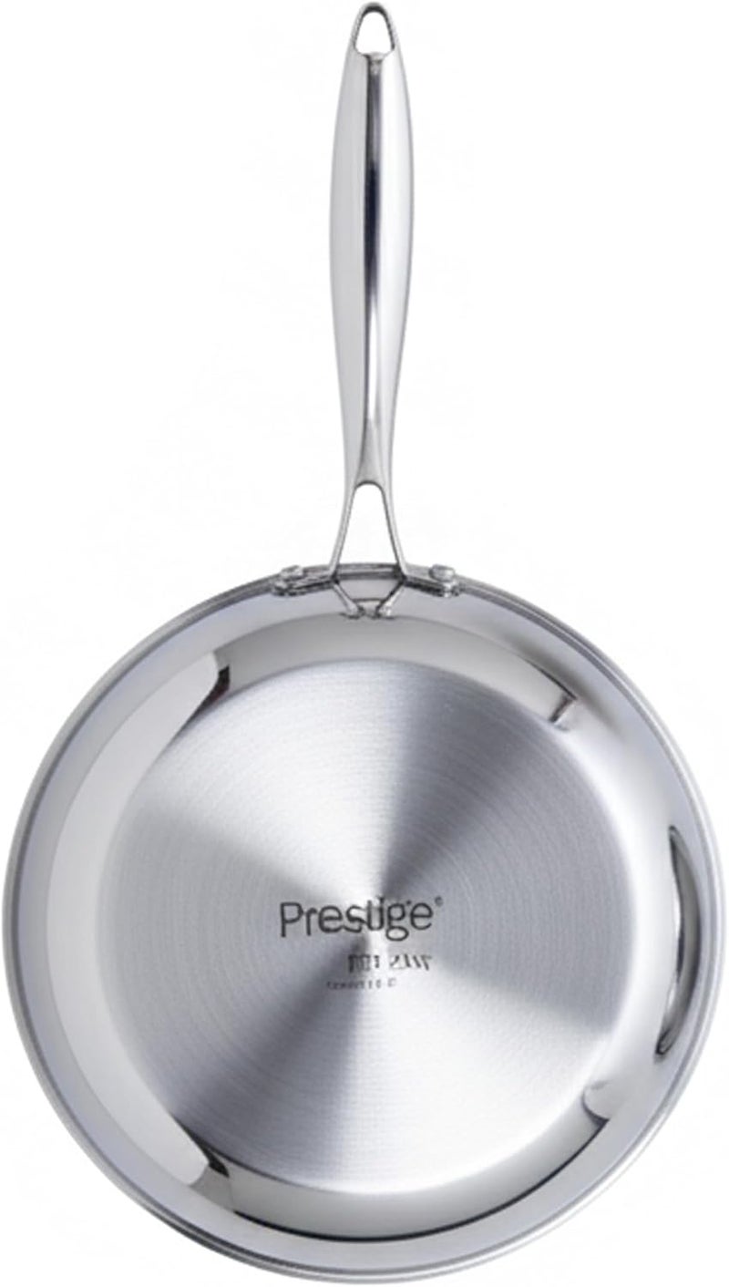 Prestige Infinity Tri Ply Stainless Steel 24cm Fry Pan - Induction Compatible - Image 3